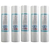 UWYRKSW 5 Stueck Wasser Ablagerung Filter (5 Mikron) 2,5 'x 10' Muster