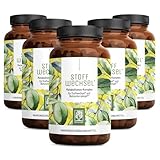 Stoffwechsel Kapseln Diät Unterstützung - Hochdosiert mit Grünem Tee, Forskohlii, Cholin, Spargel, Bittermelone, Garcinia Cambogia & Chrom - 600 Stoffwechsel Kapseln vegan von NATURTREU®
