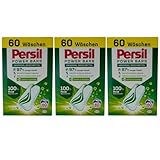 Persil Power Bars Universal Waschmittel (3 x 60 Waschladungen), vordosiertes Vollwaschmittel in nachhaltiger Verpackung, für hygienisch reine Wäsche bereits ab 20° C