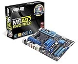 Asus M5A97 EVO R2.0 Mainboard Sockel AM3+ (ATX, AMD CrossFireX, AMD 970, 4X DDR3 Speicher, 16x PCIe, 2X USB 3.0)