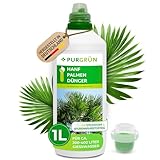 Purgrün® Hanfpalmen-Dünger 1 Liter – Fördert schnelles, gesundes Wachstum – Strahlend grüne Blätter dank Vollspektrum-Nährstoffen – Stärkt die Widerstandskraft – Für bis zu 400 Liter Gießwasser