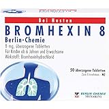 BROMHEXIN 8 Berlin Chemie überzogene Tabletten 50 St