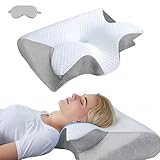 HOPASRISEE Das Original Dreamsleepz Kissen, Dreamsleepz Kissen, Ergonomisches Kopfkissen für Seiten Rücken & Bauchschläfer, Schluss mit Morgendlichen Schmerzen, Besserer Schlaf(Klassiker A)