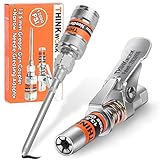 Fettpressenkupplung, 0,53 Zoll OD Fettpressenspitze, 6 Feststellbacken, 12000 PSI Schnellspann-Fettkupplung mit schmalem Nadelspender für Fettpresse, kompatibel mit allen Fettpistolen, 0,3 cm NPT