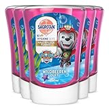 Sagrotan Kids No-Touch Nachfüller Wildbeeren – Für den automatischen Seifenspender – 5 x 250 ml Handseife