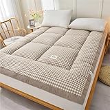 Faltbare Futon Matte - Tatami -Matratzen -Toper für Erwachsene und Kinder - Dicke Bodenmatratze mit Quilt, Einzel-/Doppeloptionen