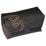 iQ-UV Tauchmasken Taucherbrille-Tasche Bites-Schwarz – Robuste Maskentasche für Schnorchelbrillen und Taucherbrillen – Praktische Tasche für Taucher Maske, Tauchzubehör – Hochwertiges Taucherzubehör