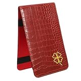 VANZACK Golf-Score-Buch Golfzubehör Karte Abdeckung Golf-scorecard Tragbares Golfrekordbuch Golf-Score-notizbuch Golf-Score-Rekord-notizbuch Professionelle Scorecard-hüllen Pu