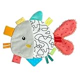 Fehn Knister-Fisch – Activity-Rascheltier zum Fühlen, Greifen, Lauschen, Spielen & Geräusche erzeugen – Spieltier fördert Babys Sinne & Motorik – Spielzeug für Babys und Kinder ab 0+ Monaten