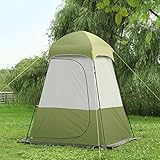Duschzelt im Freien Zelte Outdoor Camping Dusche Zelt Dressibilanzzelt für Privatsphäre beim Camping(Grün)