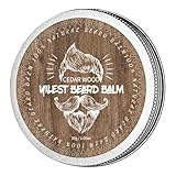 Bartbalsam Männer, Bartwachs Bartpflege Für Männer, Befeuchten Beard Balm, Frischer Duft 30G (Zeder)