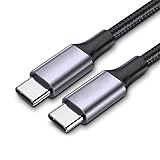 Ziyan Ladekabel USB-C auf USB-C TYPE-C Datenkabel für SAMSUNG HUAWEI XIAOMI Handy 1m