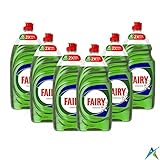 Fairy Original Spülmittel – hält 50 % länger – verbesserte Formel – Sparpackung (6 x 900 ml)