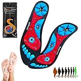 QUANMAITONG Magnetische Einlegesohlen Original, Orthopädische Schuheinlagen Akupunktur einlagen zum abnehmen Für Schmerzende Füße Mit Magnetischen Akupressur (36-40)