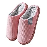 Hausschuhe-Damen Winter, Plüsch Pantoffeln-Herren, Warm-Filzpantoffeln Frauen, Bequeme-Slippers Unisex, Rutschfeste Pantoffeln, Weich Hauspantoffeln, Fußbett Filzpantoffel, Winterschuhe Hotelgebrauch