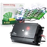 Gardigo 78520 Marder-Schock für KFZ I Marderschreck, Marderschutz, Marderabwehr für PKW, LKW I Patentiertes Modul mit Hochspannung, Schall und Blendlicht