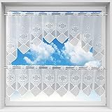 Arsvita Bistrogardinen-Set 2-teilig 160x30 cm und 160x60 cm (BxL) - Design: Barbara