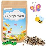 Gardemics Blumensamen Bienen für 50m² I heimische Bienenweide ein- und mehrjährig, Blumenwiese Samen, Blumensaat Samen, Wildblumensamen, Blumensamen Gastgeschenk