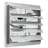 VEVOR Abluftventilator, 610 mm, 1400 U/min, 2892 CFM, Dachbodenventilator aus Aluminium zur Wandmontage mit Wechselstrommotor, Belüftung und Kühlung für Gewächshäuser, Garagen, Schuppen, Geschäfte