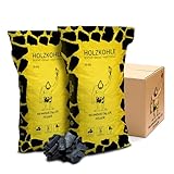 Neandertaler Feuer Holzkohle Grillkohle Buche - 10kg 20kg 30kg Charcoal BBQ Kohle für Grill Smoker Kamin | Grillholzkohle aus Laubholz Buchenholzkohle | Restaurant Qualität