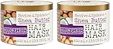 Maui Moisture Revive & Hydrate Shea Butter Hair Mask (400ml) feuchtigkeitsspendende Haarmaske für trockenes, geschädigtes Haar mit cremiger Sheabutter (Packung mit 2)
