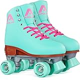 Apollo Disco Roller, Classic Roller | Rollschuhe für Kinder und Erwachsene | größenverstellbare Quad-Skates, 3 Größen, verstellbar von 31 bis 42 | Rollschuhe Damen in schicken Designs