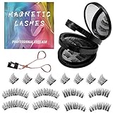 Magnet Wimpern 3D Magnetische Wimpern Wiederverwendbare Magnet Wimpern Mit Pinzette Kein Kleber Erforderlich Magnet Wimpern Set Mit Zange Langlebigem Künstliche Wimpern Für Tägliches Make-up