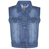 A2Z 4 Kids Kinder Mädchen Dünn Jeans Designer Mode Jeans - Denim Jacket JK17 Mid Blue 9-10