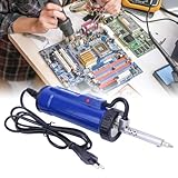Lötsauger, 30 W Vollautomatischer Elektrische Entlötpumpe Industrial Entlötsaugpumpe Antistatisch Desoldering Pump, Entlötgerät für Reparatur Wartung von Leiterplatten Entlötstation, EU Plug 250 V
