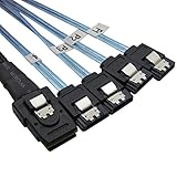 YIWENTEC Mini SAS 36p SFF-8087 zu 4 SATA Target Festplatte Connector Daten Kabel 0.75m