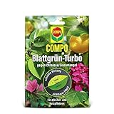 COMPO Blattgrün-Turbo, Dünger gegen Eisenmangel/Chlorose für alle Zier- und Nutzpflanzen, 1 Tütchen mit 20 g, Braun