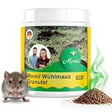 Momii Wühlmaus Granulat 300 g – Effektive Wühlmaus Abwehr mit Sofort- & Langzeitwirkung – Giftfreie Alternative zum Wühlmausgift – Abwehrmittel gegen Wühlmäuse aus deutscher Herstellung