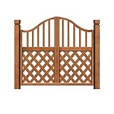 Gartentor aus Holz mit einfachem Installationsset für den Eingangsbereich im Freien – ideal für Hof- und Terrassenschutz