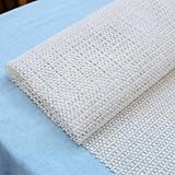 Antirutschmatte für Teppich 60 x 230 cm Waschbare, Wiederverwendbare, Hält Ecken Flach, Zuschneidbar, Antirutschmatte Teppich Stopper/rutschfeste Matte/Anti-Rutsch-Matte für Zuhause, Weiß