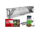 Marderfalle Lebendfalle lebend Falle Marder-Falle Silber