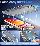 Tentoki für 17 Pro für Panzerglas, Auto Dust-Elimination Panzerfoliemit Ultra Fit Tray,Schutzfolie für 17 Pro, 9H Härte Folie[Bläschenfrei] 2 Stück