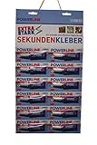 Sekundenkleber Extra Stark 12Stk. | 3g pro Tube | wasserfest transparent | Universale Sofortkleber