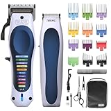 WAHL Color Pro Lithium Combi Kit, komplettes Haircut Kit, Verstellhebel für ultimative Kontrolle der Schnittlänge, ultrastarker Akku, Trimmen für den letzten Schliff & Bartpflege, Schere & Haarkamm