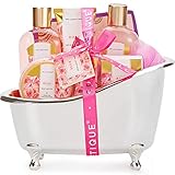 SPA LUXETIQUE Geschenke für frauen-8tlg Rosenduft Bade Geschenkset Frauen, Geburtstagsgeschenk Wellness Set für Frauen Beauty Set mit Deko Badewanne, Weihnachtsgeschenke, Muttertagsgeschenk für Mama
