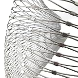 EZAYMSNY Edelstahl Gitter Wühlmausgitter Hasendraht Drahtgitter Volierendraht Gitter Hasendraht feinmaschig Drahtgeflech für Balkon Gartenzaun Weidezaun Schutz Vielseitige (1x1m)