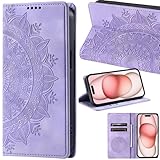 Baifu Wallet Case Kompatibel mit Samsung Galaxy A20E/A202, Magnetverschluss, Card Slot Cover für Samsung Galaxy A20E/A202, Totem-04