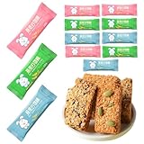 Protein Riegel Ohne Zucker (12 x 10g), Haferriegel, 12 High Proteinriegel, 27% Eiweiß, 100 kcal, Ohne Zuckerzusatz, Hafer Energieriegel, Reich an Ballaststoffen, Super Sättigend, Gemischte Aromen