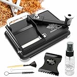 HERMIT CRAB Roman footZigarettenrollmaschine, manuelle Zigaretten, Tabak-Injektor, 8 mm Durchmesser, 80–100 mm Länge, Schwarz