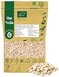 OmVeda Bio Süß-Lupinen Ganz 1 kg | Heimische Hülsenfrucht aus ökologischem Anbau in Deutschland | Mild-nussiger Geschmack | Für Eintopf, Curry, Antipasti, Bratling & Bowl | Vegan & Naturbelassen