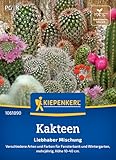 Kiepenkerl Kakteensamen Liebhaber Mischung 1061890 - Verschiedene Arten und Farben - Fensterbank und Wintergarten - Höhe 10-40 cm - Kaktus, Saatgut