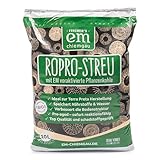 RoPro-Streu Bio Pflanzenkohle 10 L – voraktivierte Mikroorganismen für Terra Preta, Bokashi & Kompost – verbessert Humusaufbau, Bodenfruchtbarkeit & Wasserspeicherung – ideal für Garten & Stall