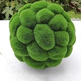 BISISO Buchsbaumkugel grün Garten Deko Buchsbaum Kugel künstlich Buchskugel (Green,50CM(19in))