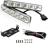 X SIM FITNESSX super helle LED Tagfahrlicht mit zulassung E4 10W 12V Auto KFZ Tagfahrleuchten daylight NEU (5 LED)