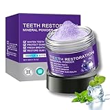 Zahnaufhellung,Zahnreparatur Mineralpuder & Zahnfleischpflege, Effektives Zahnpulver für weiße Zähne und Frischen Atem, Sanfte Entfernung von Verfärbungen, Für tägliche Reinigung,1pc
