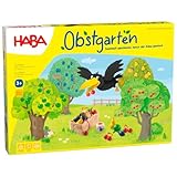 HABA Obstgarten – Großes Brett- und Würfelspiel für die ganze Familie, rund um Farben und Formen, Holzspielzeug-Klassiker für Kinder ab 3 Jahren – 1004170001